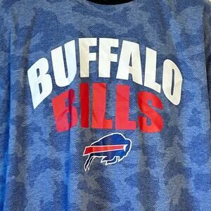 Buffalo Bills MSX by Michael Strahan Blue Camo Long Sleeve XXL
